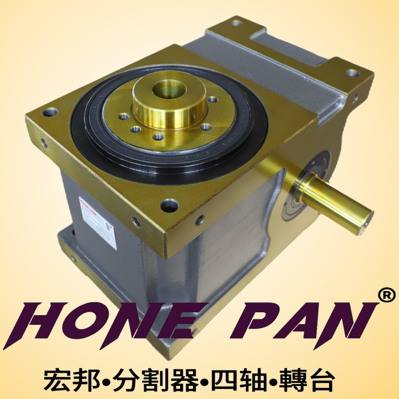 Hollow flange cam indexer used as filling machine indexing drive