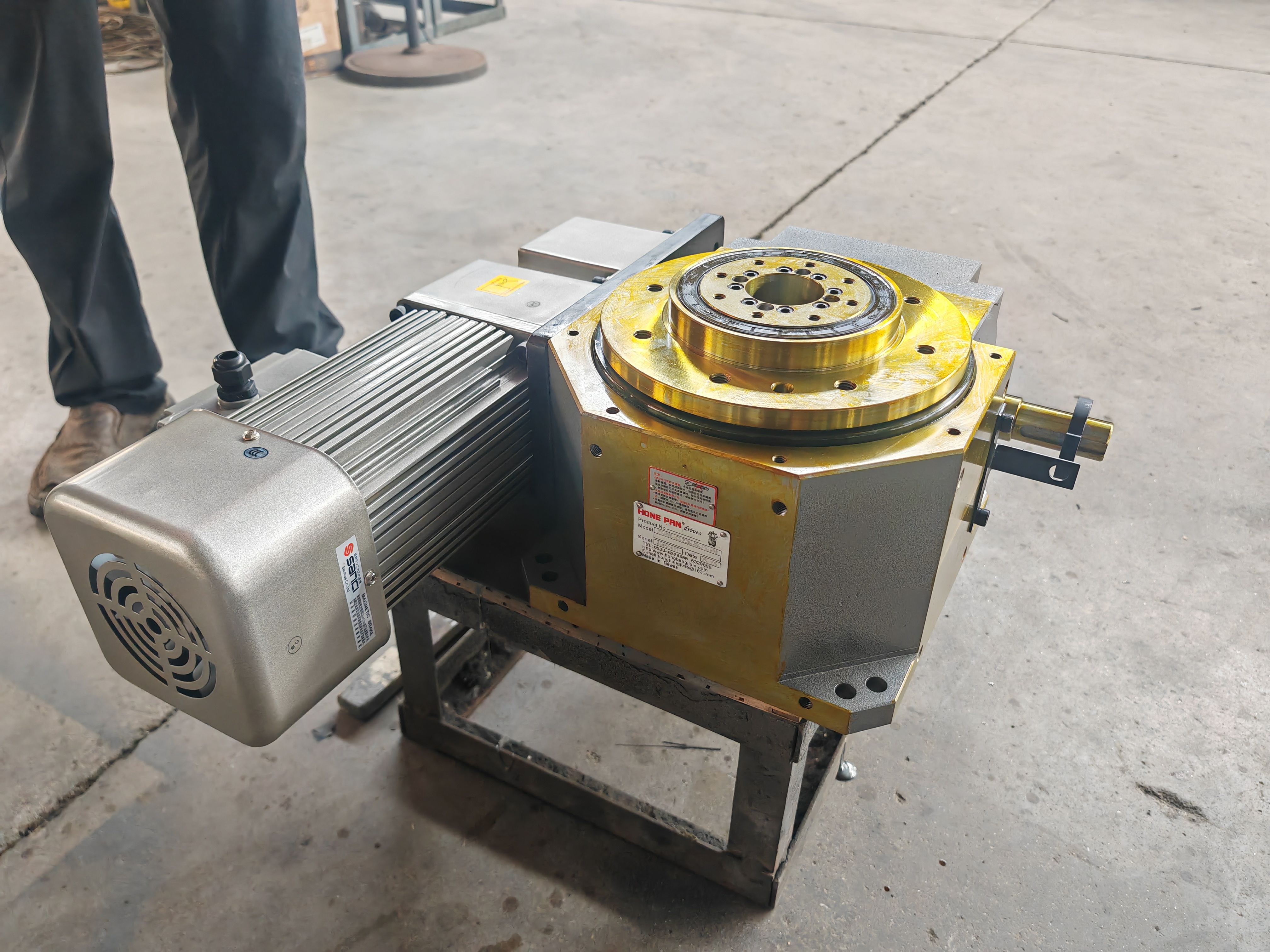 HONEPAN DT series table output rotary cam indexer for filling and packaging machinery