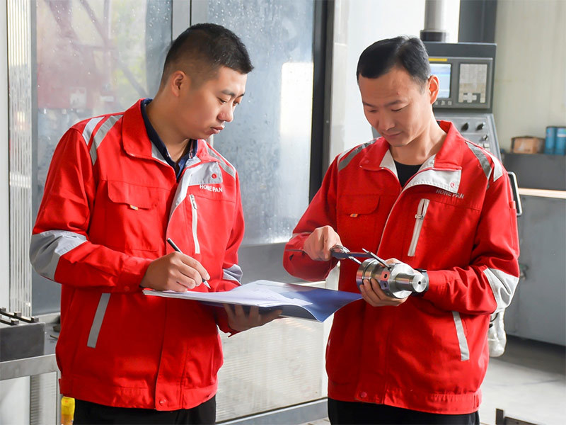Process spot check on quality inspectors during cam indexer production