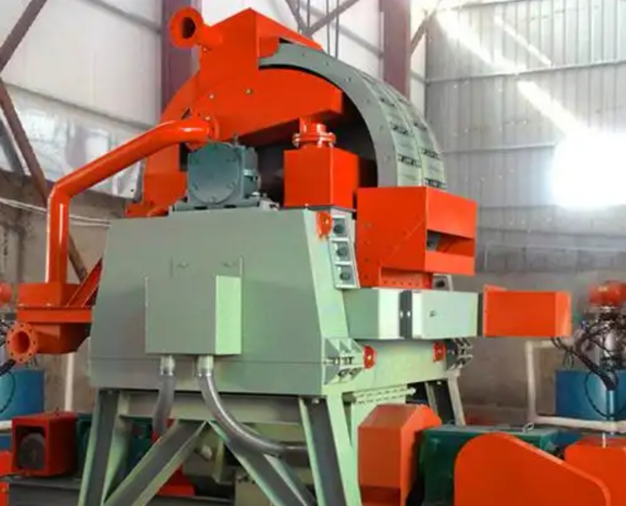 High gradient magnetic separator industrial application in lithium battery or ceramic slurry purification line