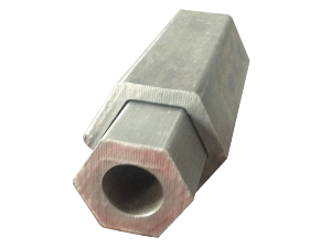External Hexagonal Internal Round Tube