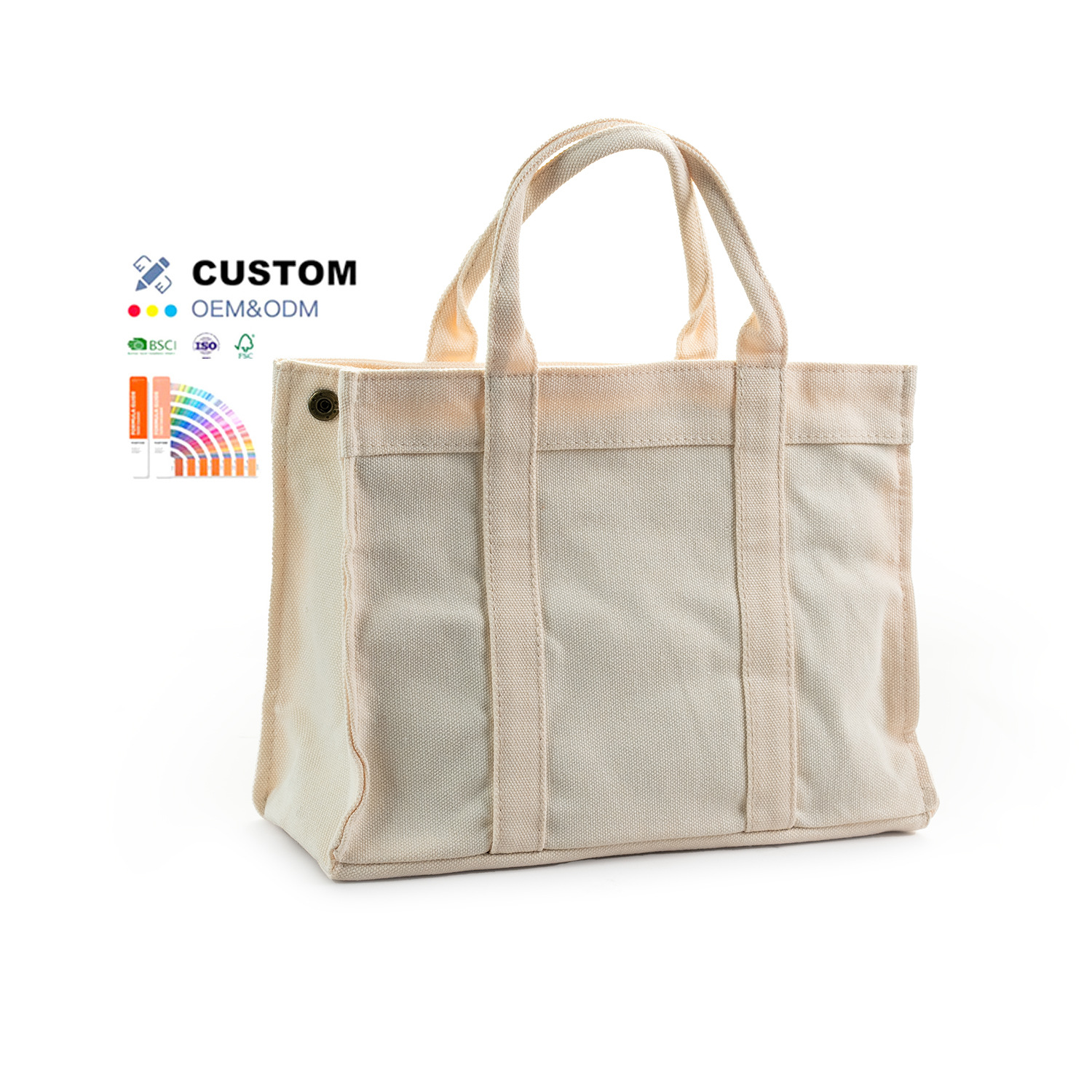 Custom printed canvas bag