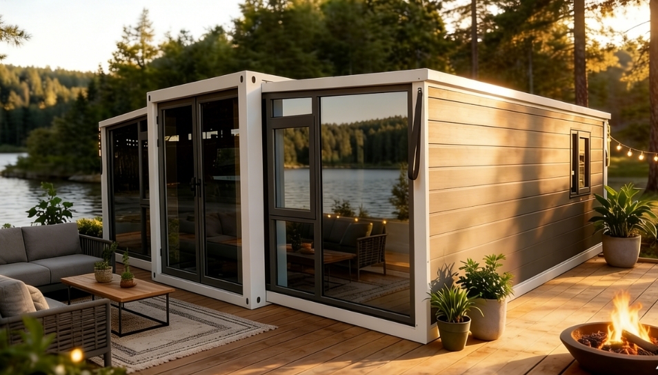 20-Foot Double Wing Folding Container