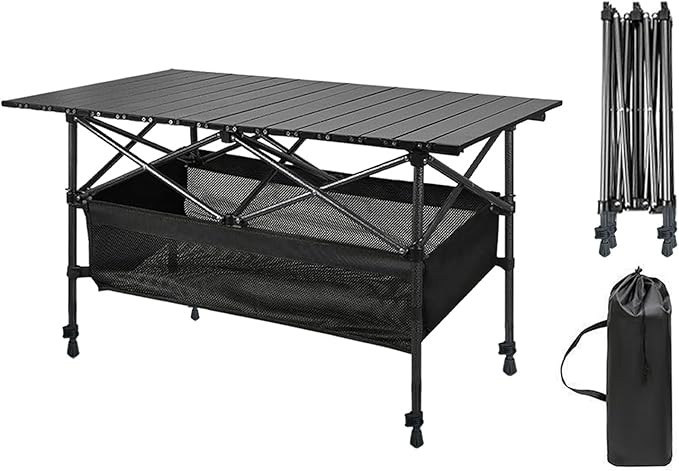 Lightweight foldable camping tables