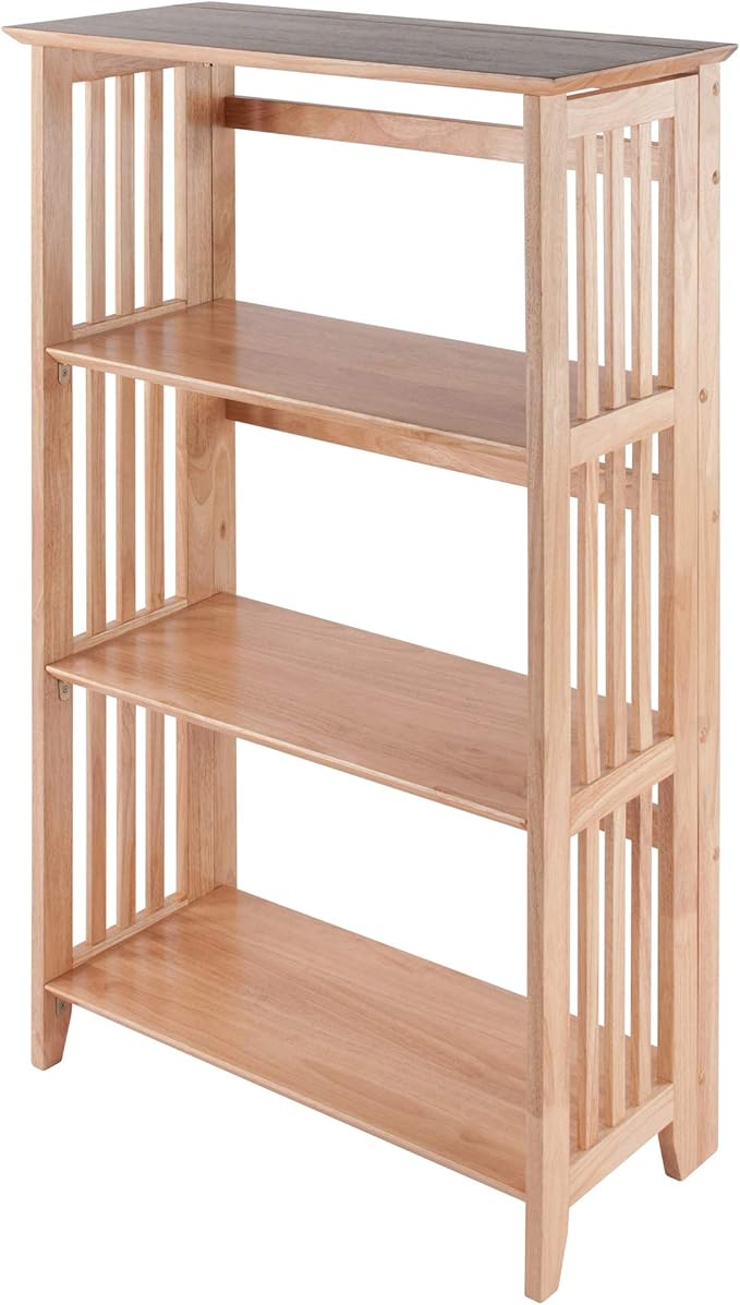 Solid wood bookshelves from China factory