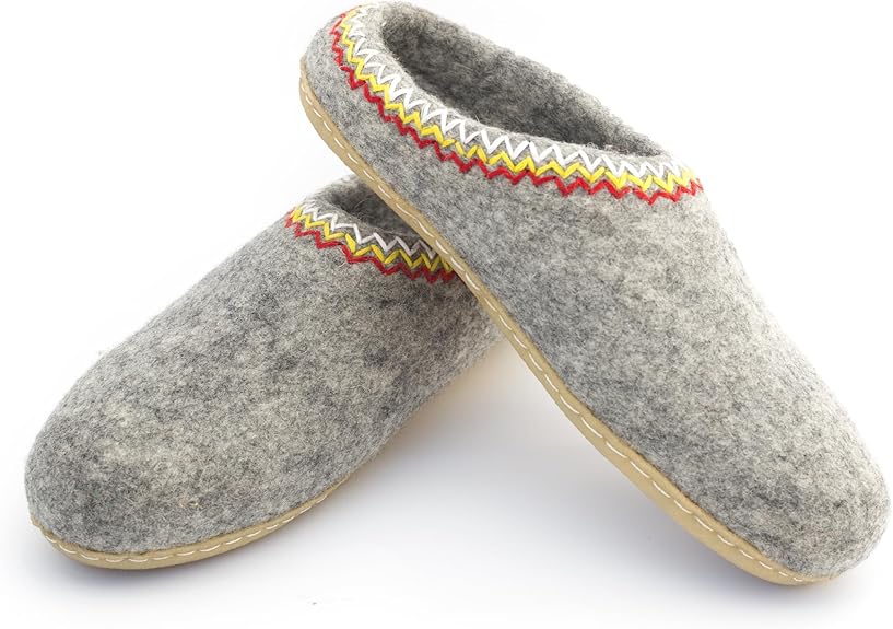 Wool-blend indoor slippers sourced from China for a repeat European order