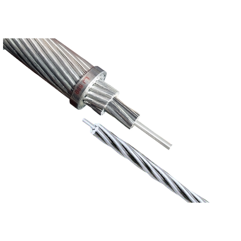 Steel reinforced aluminum conductor ACSR bare cable for high voltage transmission