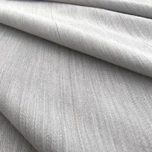 Healcell Alginate Fiber / Seaweed Charcoal Mud Silver Filament Woven Fabric[2.7m-Light Gray-60s]