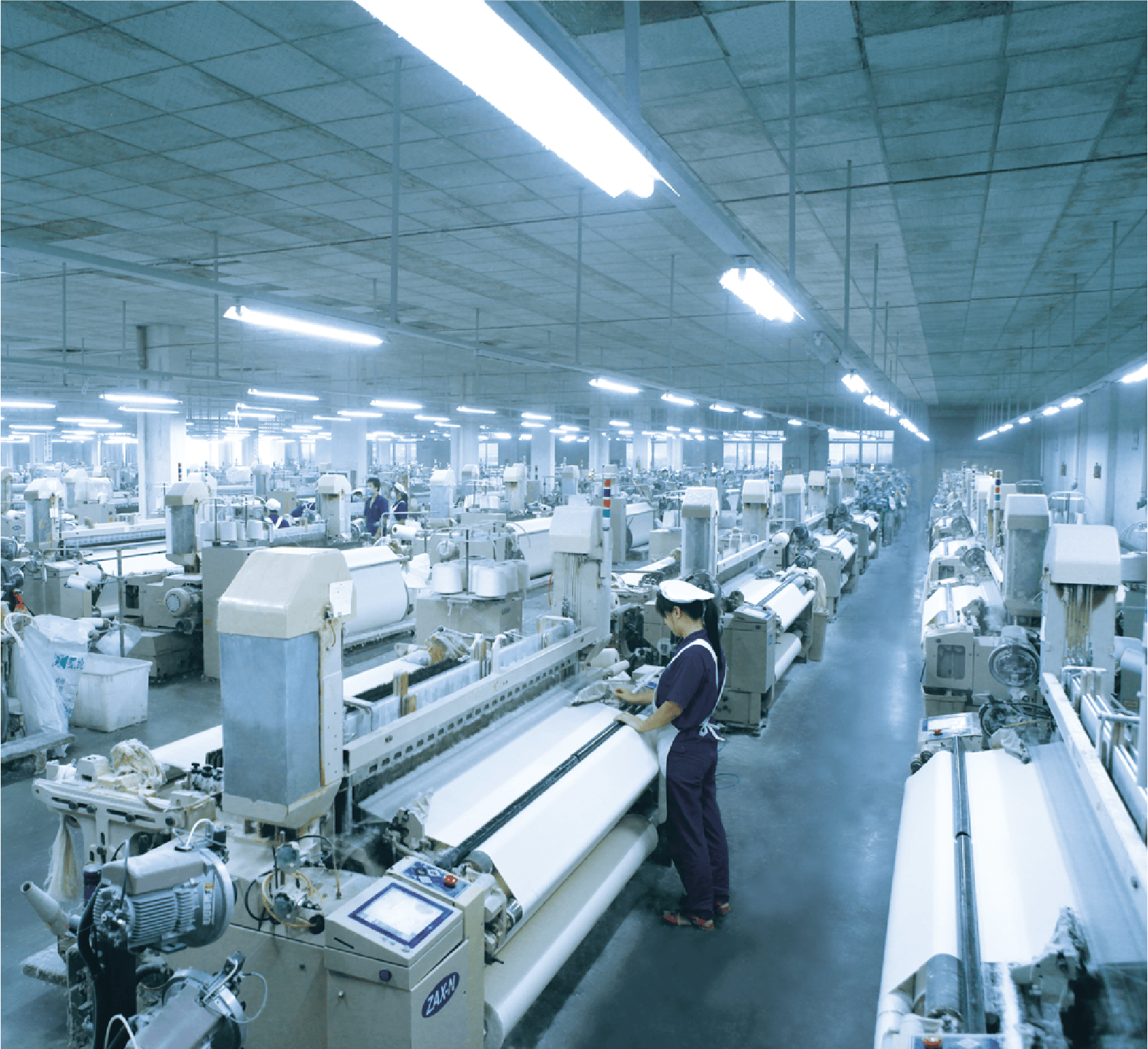 Production equipment for alginate fiber