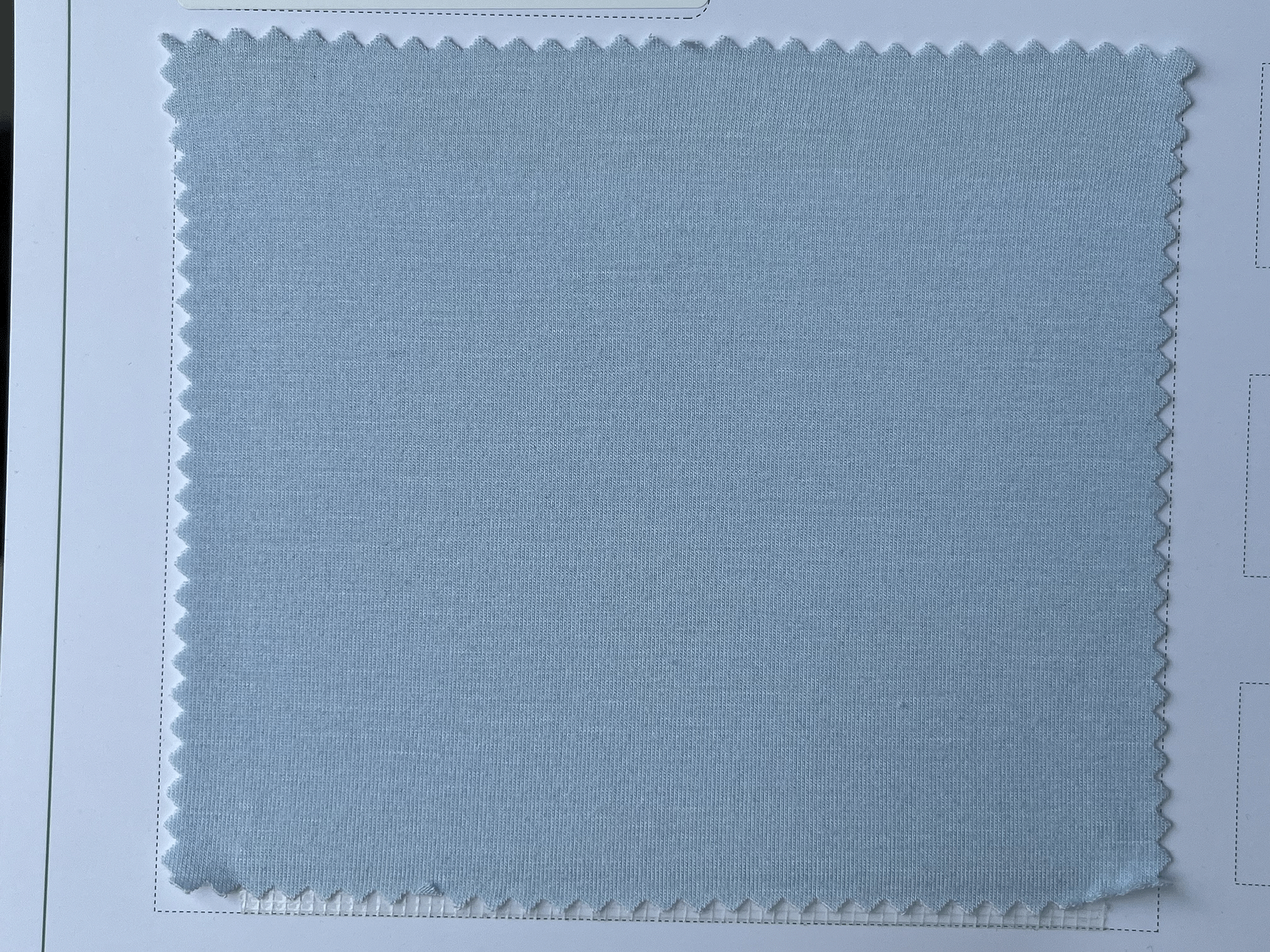 Healcell Alginate Fiber / Seaweed Fiber Tencel 4-way Stretch Jersey [1.65m-170g-40s-Sky Blue]