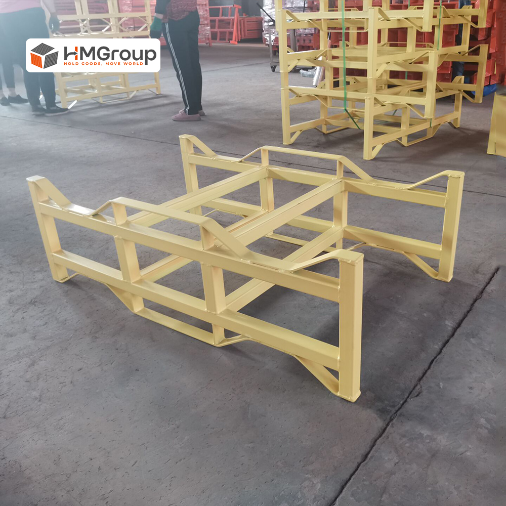 Hot-dip galvanized barrel storage racks HM-BR066