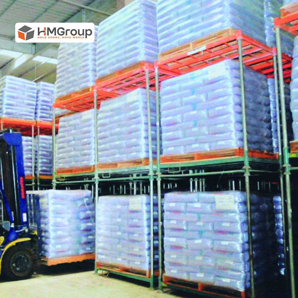 Cold Storage Stacking Racks with Hot-Dip Galvanized Finish