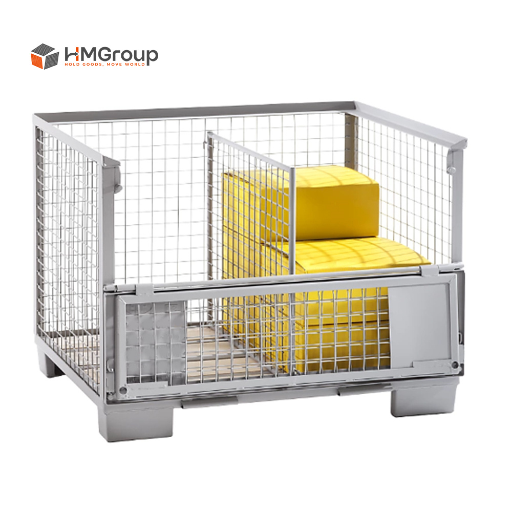 H metal pallet stillage cage HM-ST007