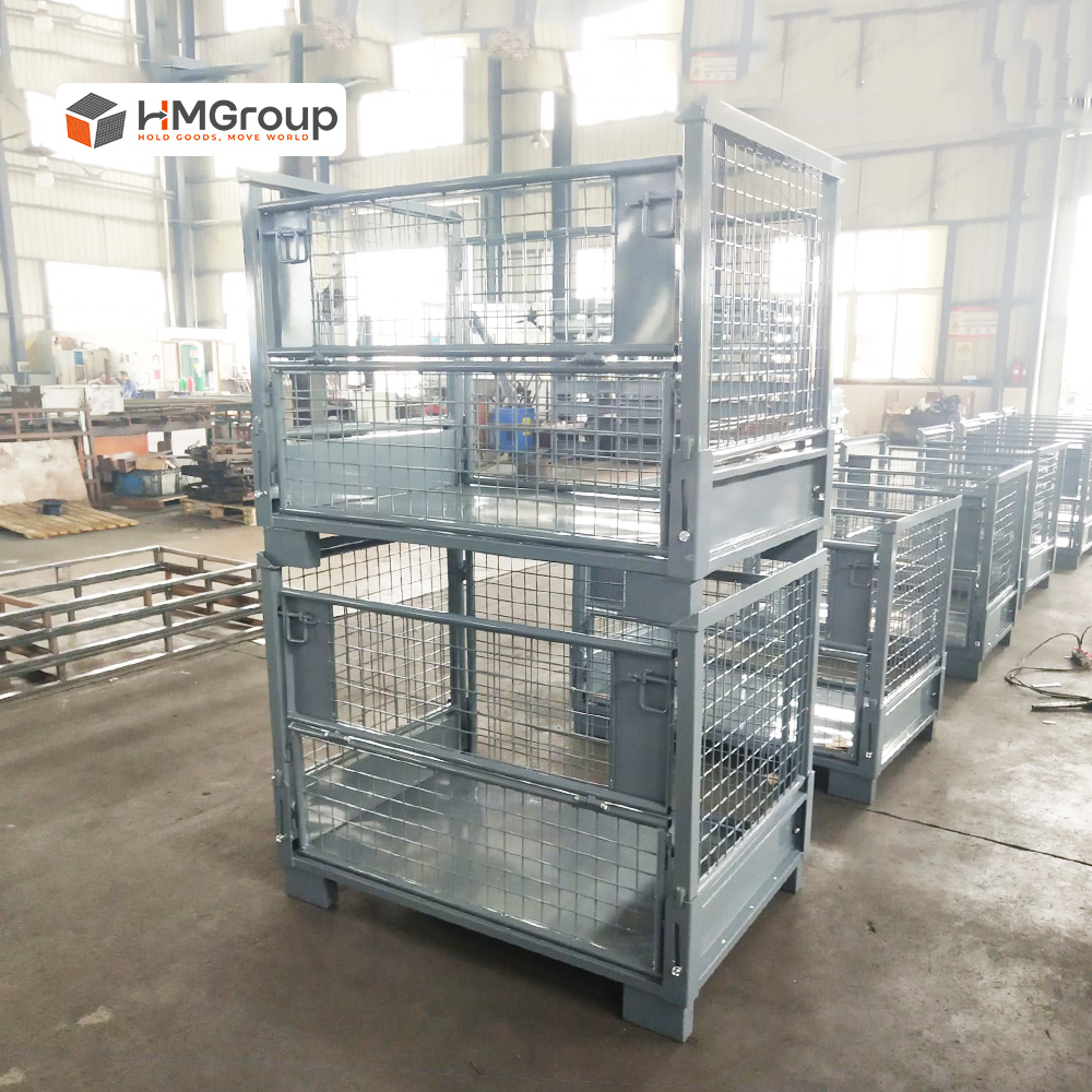 Lockable pallet container HM-ST007