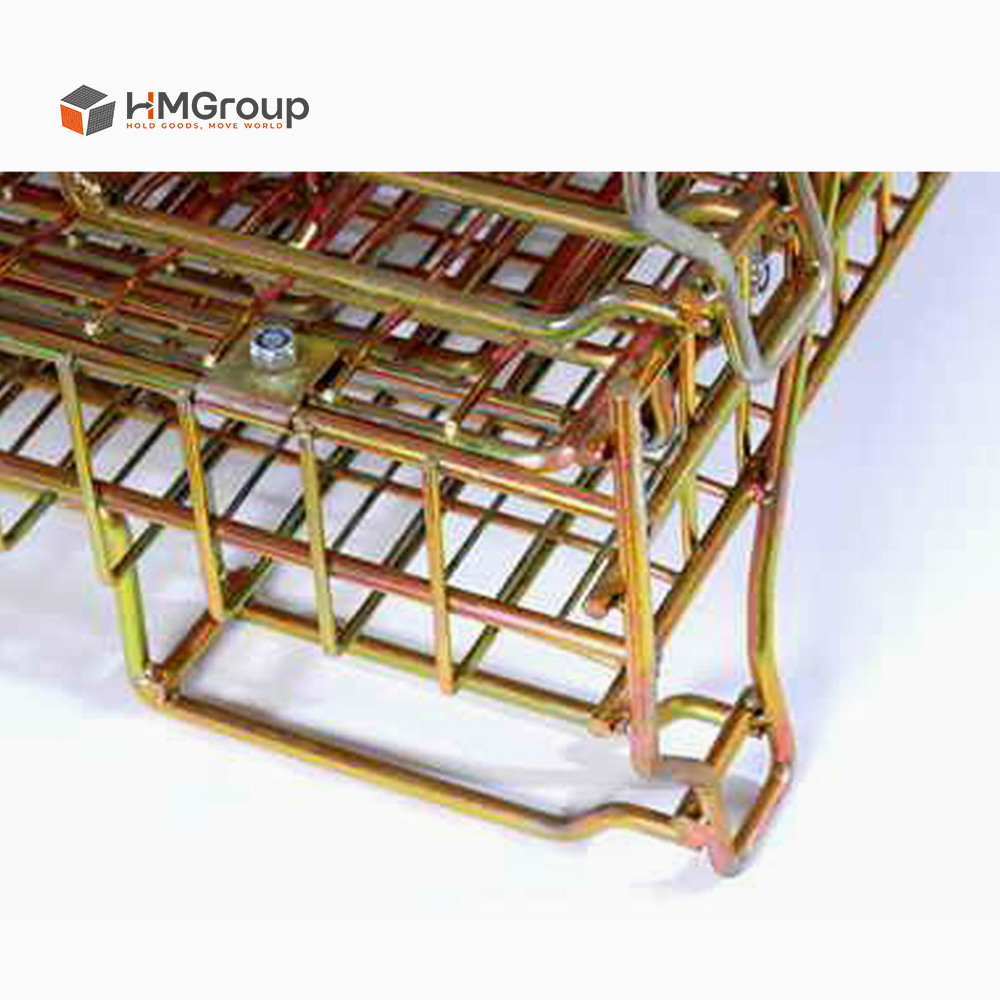 Steel metal wire container wine storage