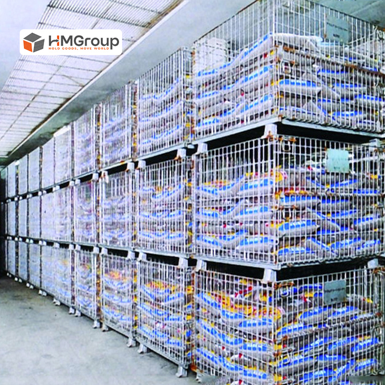 Heavy duty wire container HM-HD001 for agriculture with galvanized finish
