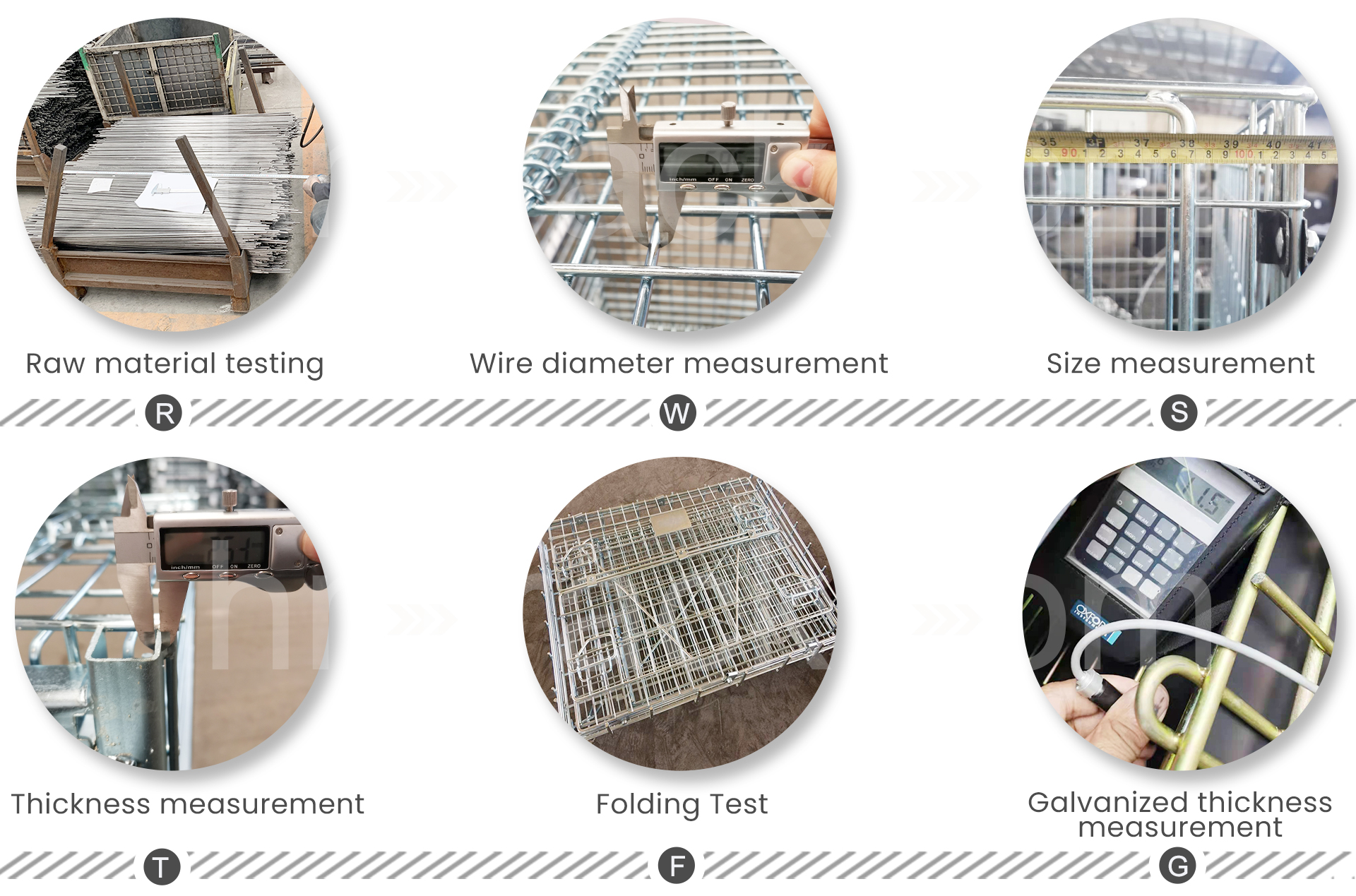Wine wire container quality inspection for HM-WEU001, HM-WEU005, HM-WEU010