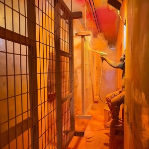indoor powder coating line (1)