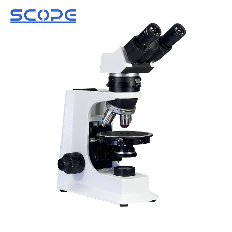 SMART-POL polarizing mineralogical microscope for geology and materials science