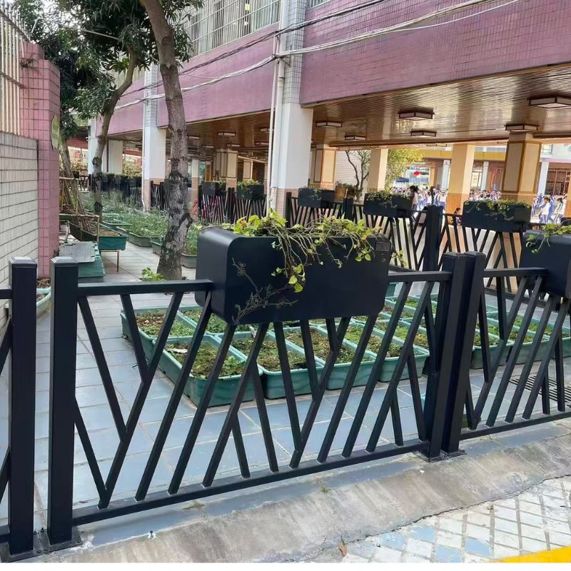 Integrated Road Planter Barrier-2