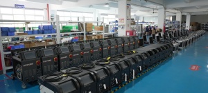 Open-Frame Pipe Welder Finished Product Area