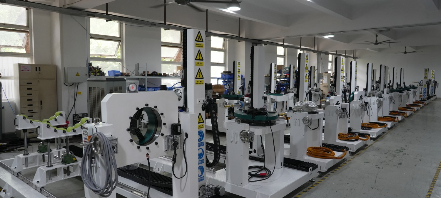 Orbital welding machine production area