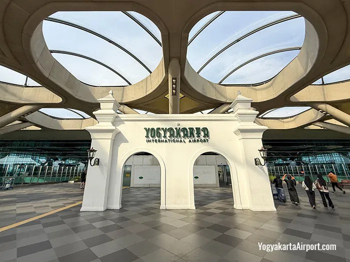 Unglazed porcelain tiles installed at Jogjakarta Airport project
