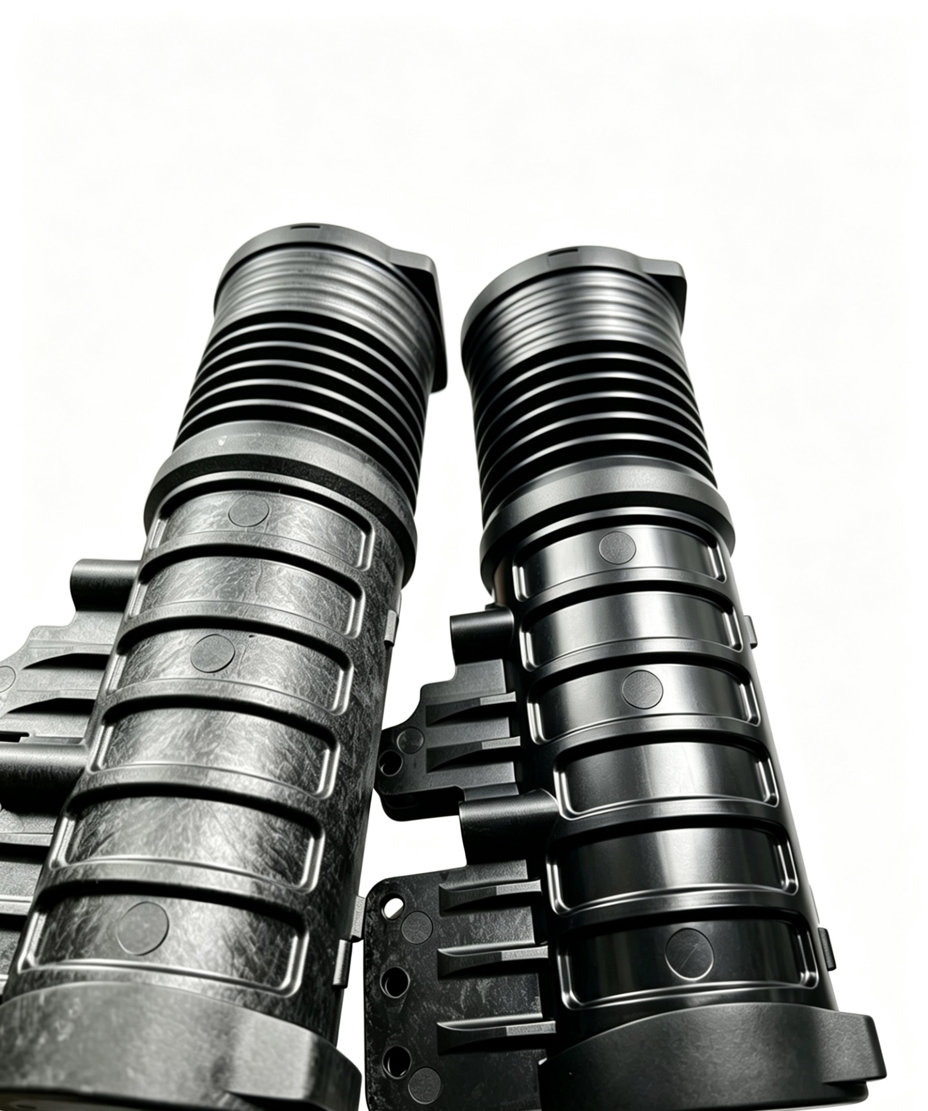 Fluid shell shell made from carbon fiber composite plastic
