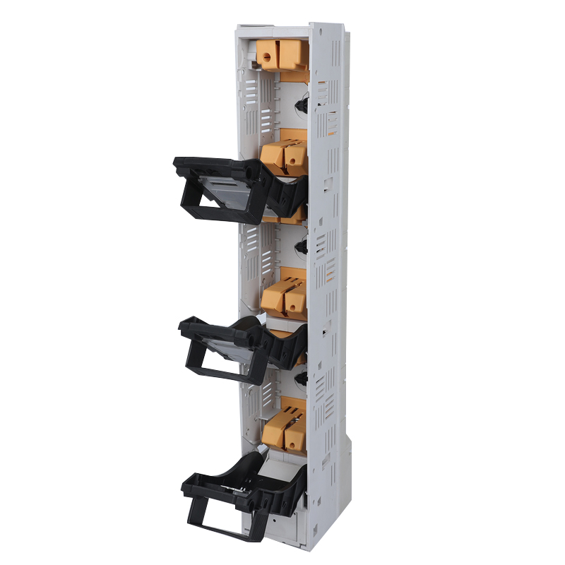 Stripe fuse switch disconnector BTR3 with copper conductor bars and DMC insulating base