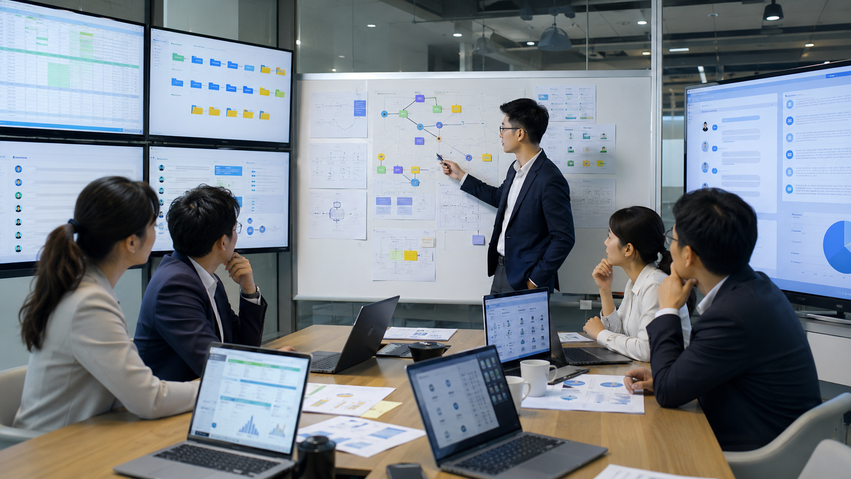 台灣中小企業在 AI 搜尋中缺乏能見度的常見症狀示意