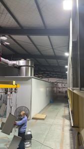 Powder coating plant
