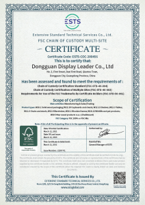 FSC Chain of Custody Multi-Site Certificate