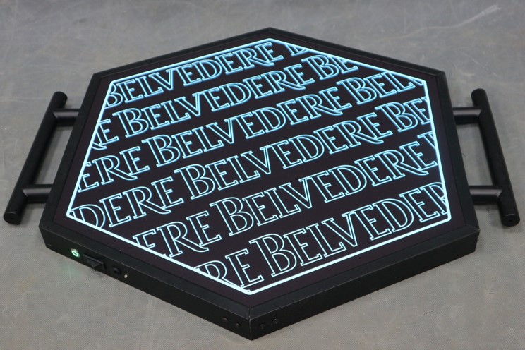 Wine Light Box Display