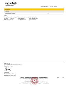 Intertek Test Report