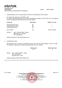 Intertek Test Report