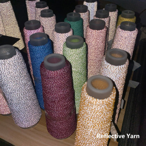 Reflective Yarn / High Visibility Yarn / Retroreflective Yarn / Reflective Knitting Yarn / Reflective Embroidery Yarn / Reflective Sewing Thread / Reflective Textile Yarn / Reflective Safety Yarn