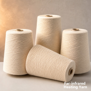 Far-infrared Heating Yarn / Far Infrared Yarn / FIR Heating Yarn / Far Infrared Thermal Yarn / Infrared Warm Yarn / Heat Retention Yarn / Thermal Functional Yarn / Self Heating Yarn / Warming Yarn / Far Infrared Knitting Yarn