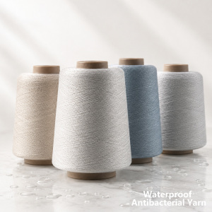 Waterproof Antibacterial Yarn / Water-repellent Antibacterial Yarn / Antibacterial Waterproof Yarn / Water-resistant Antimicrobial Yarn / Antimicrobial Water-repellent Yarn / Functional Waterproof Yarn / Washable Antibacterial Waterproof Yarn / Outdoor Fu