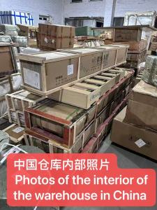 Photos of the interior ofthe warehouse in China