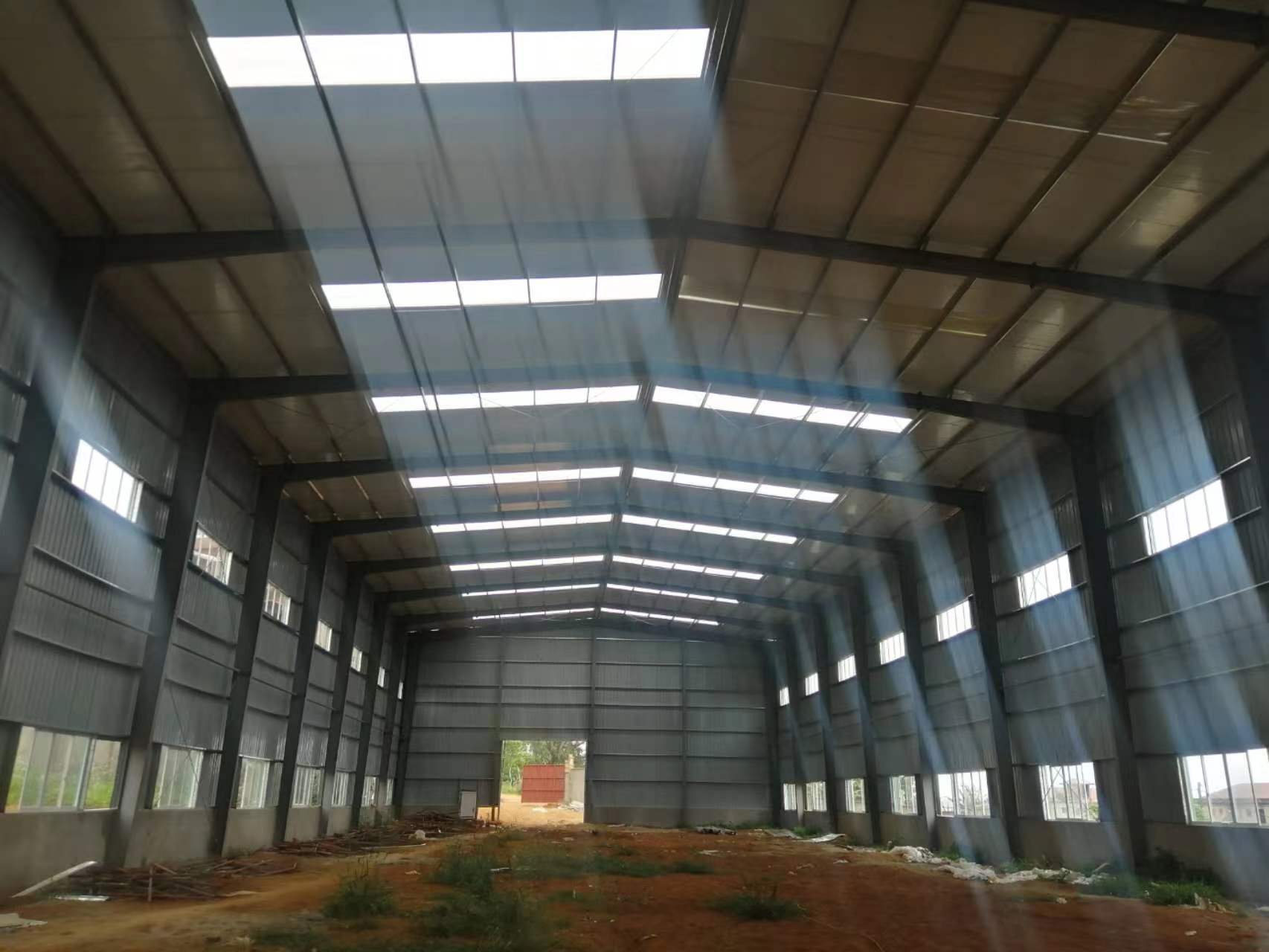 Prefabricated steel workshop and warehouse project delivered in Cameroon