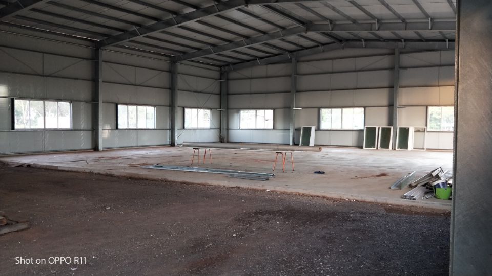 Ganyo Australia workshop project completed steel frame