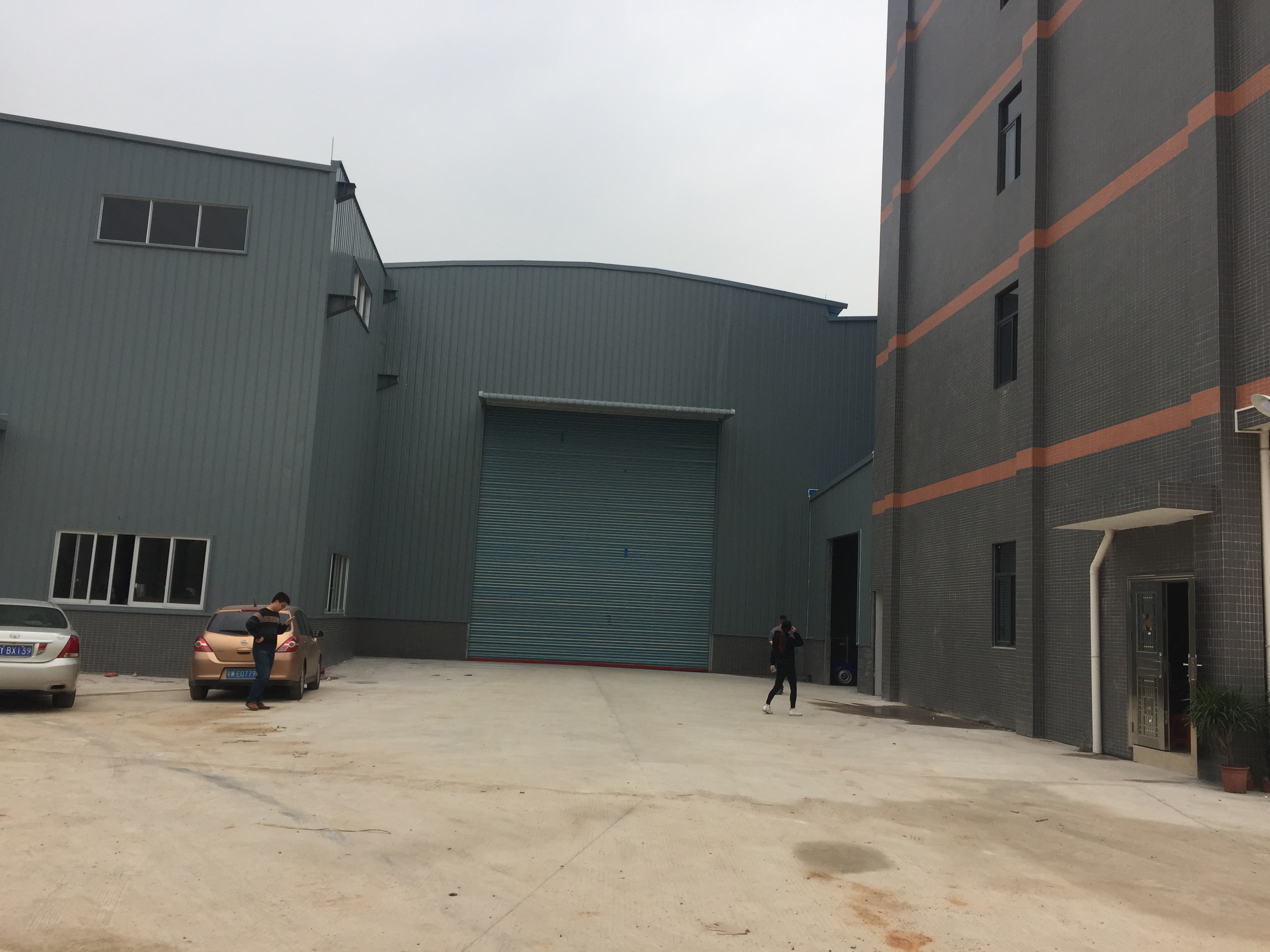 Multi-storey steel structure building in Senegal designed by Ganyo, showing completed project