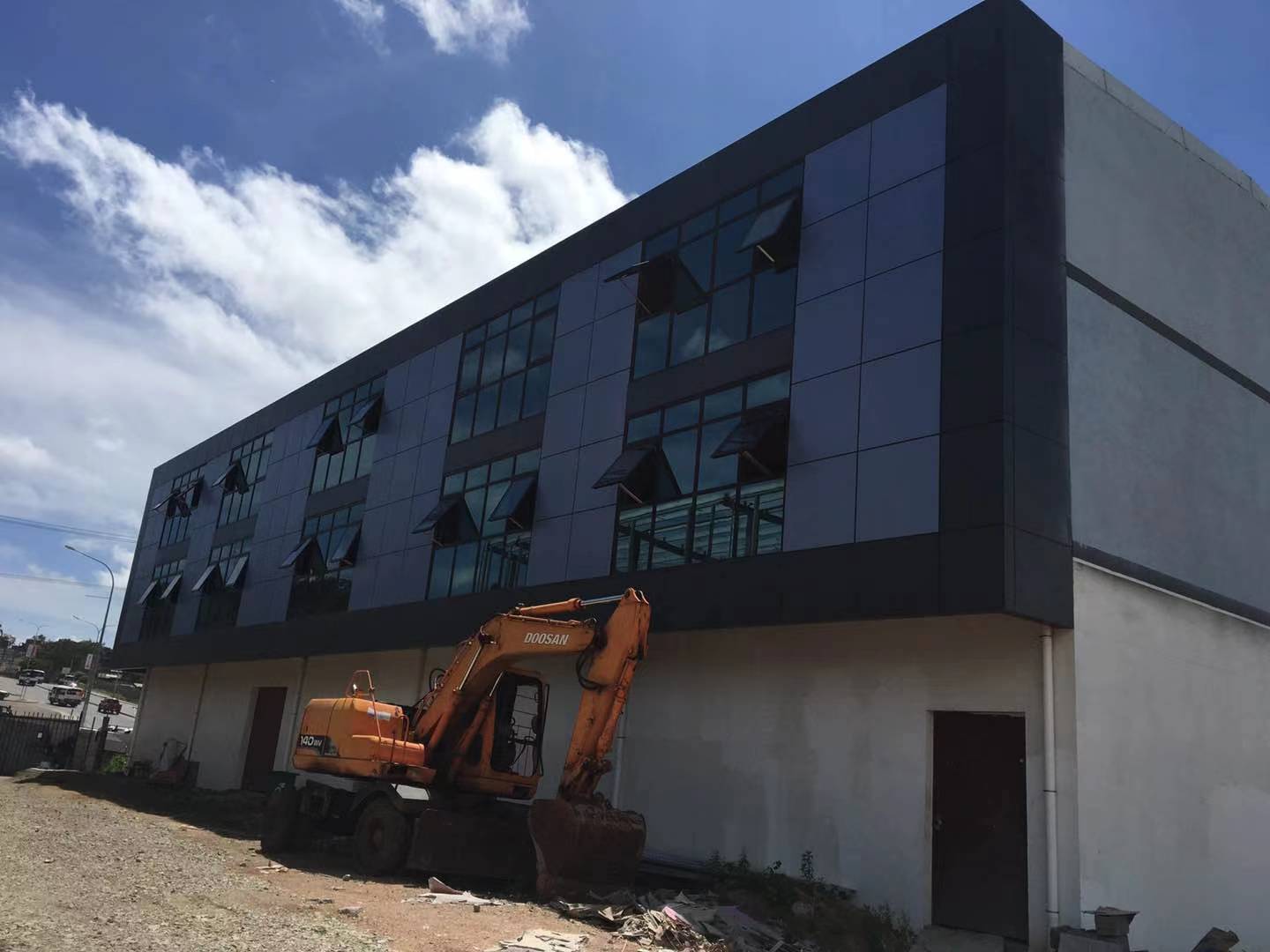 Introducing the New Guinea Three-Story Steel Structure Project by Ganyo