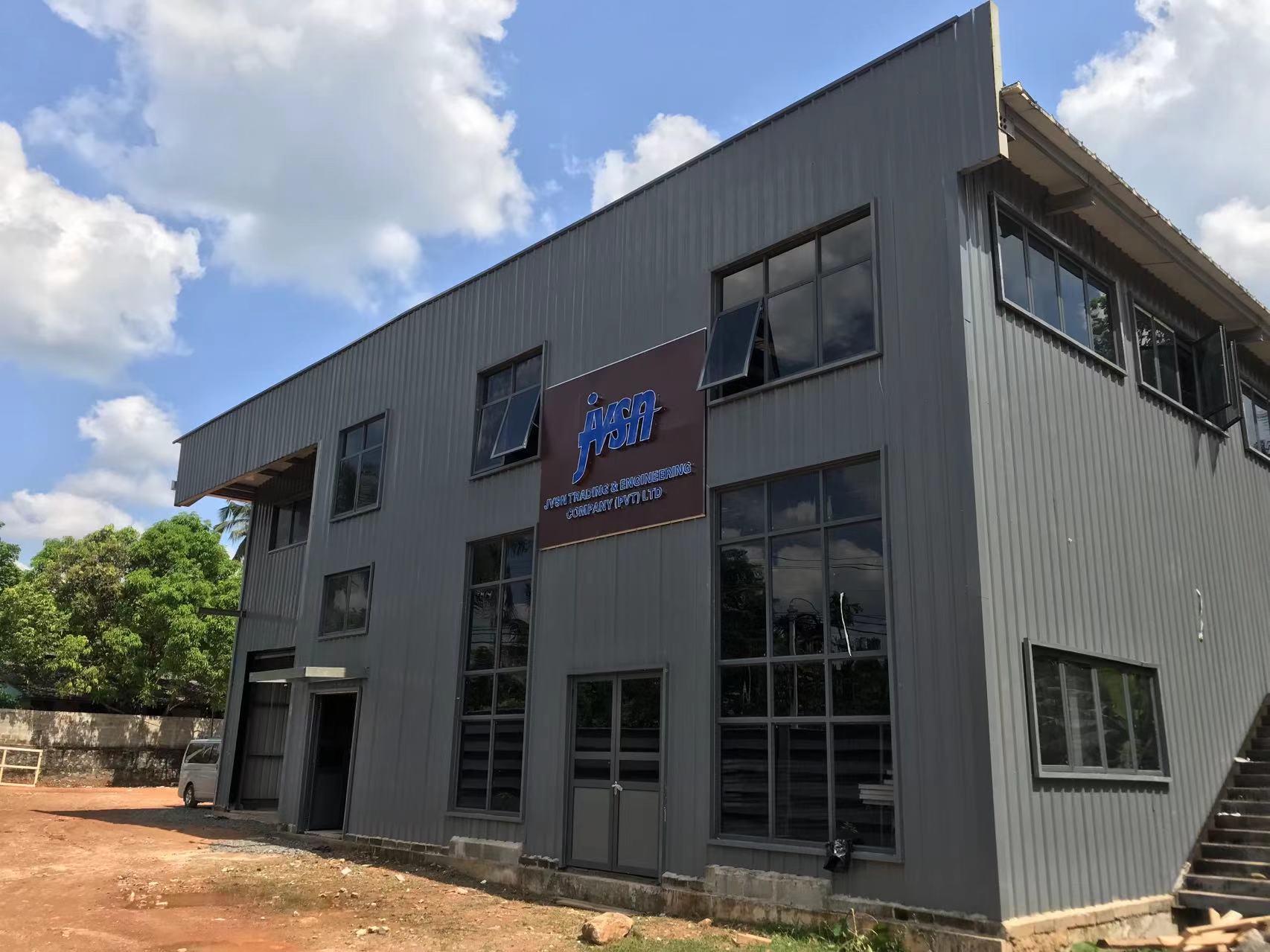 Steel structure workshop project in Sri Lanka by Ganyo