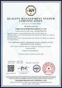 ISO 9001 Quality Management System Certification