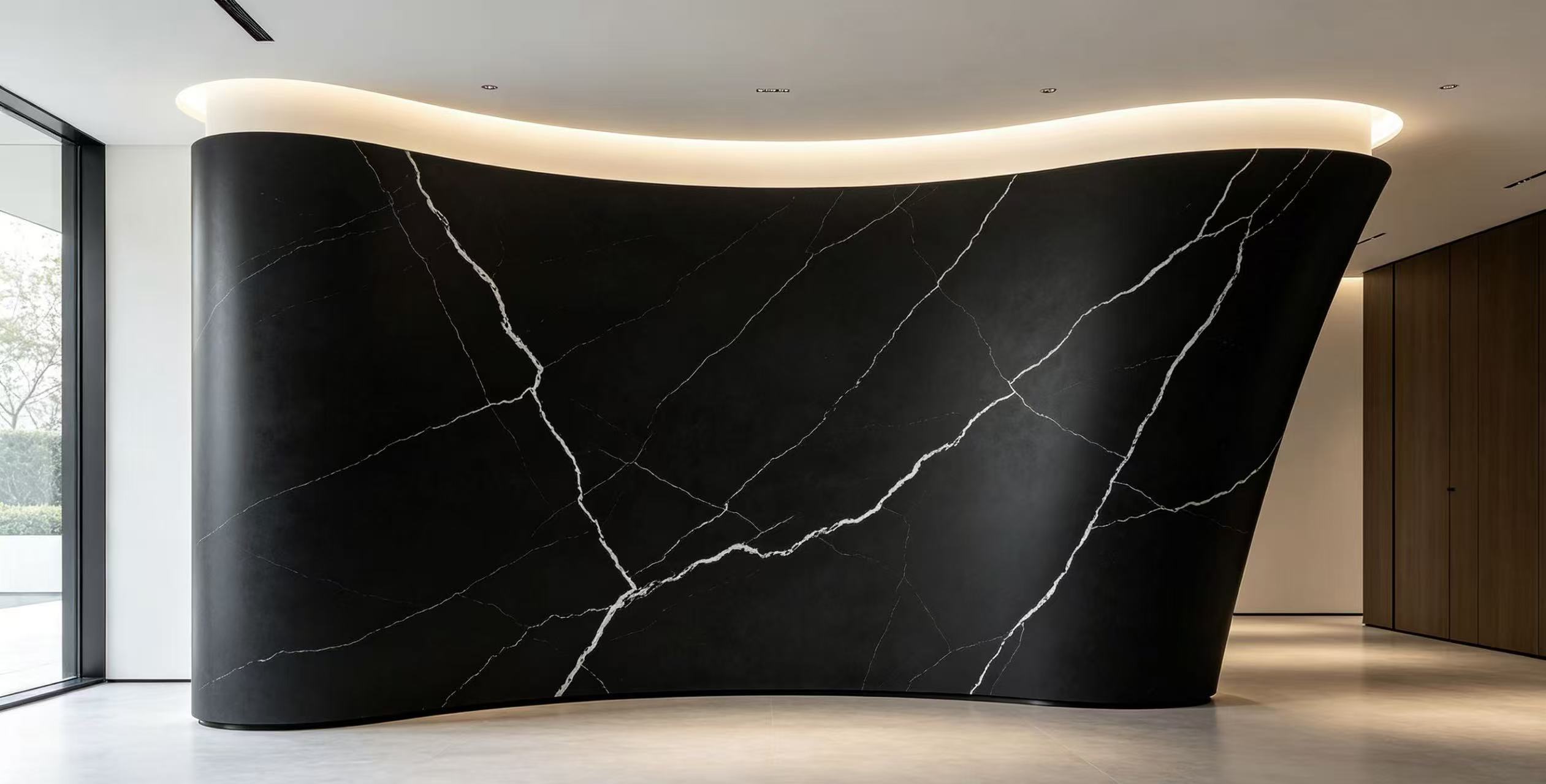 Special-shaped and irregular stone processing - anomalous background wall by GLOBALSTONE