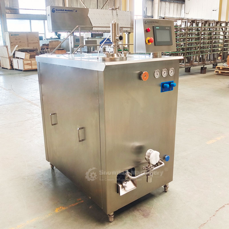 SNCF 1200L continuous ice cream freezer industrial application
