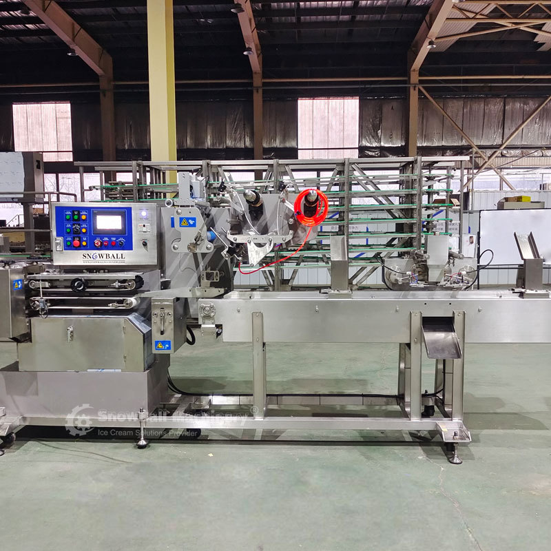 Automatic sandwich ice cream machine with SS304 food contact