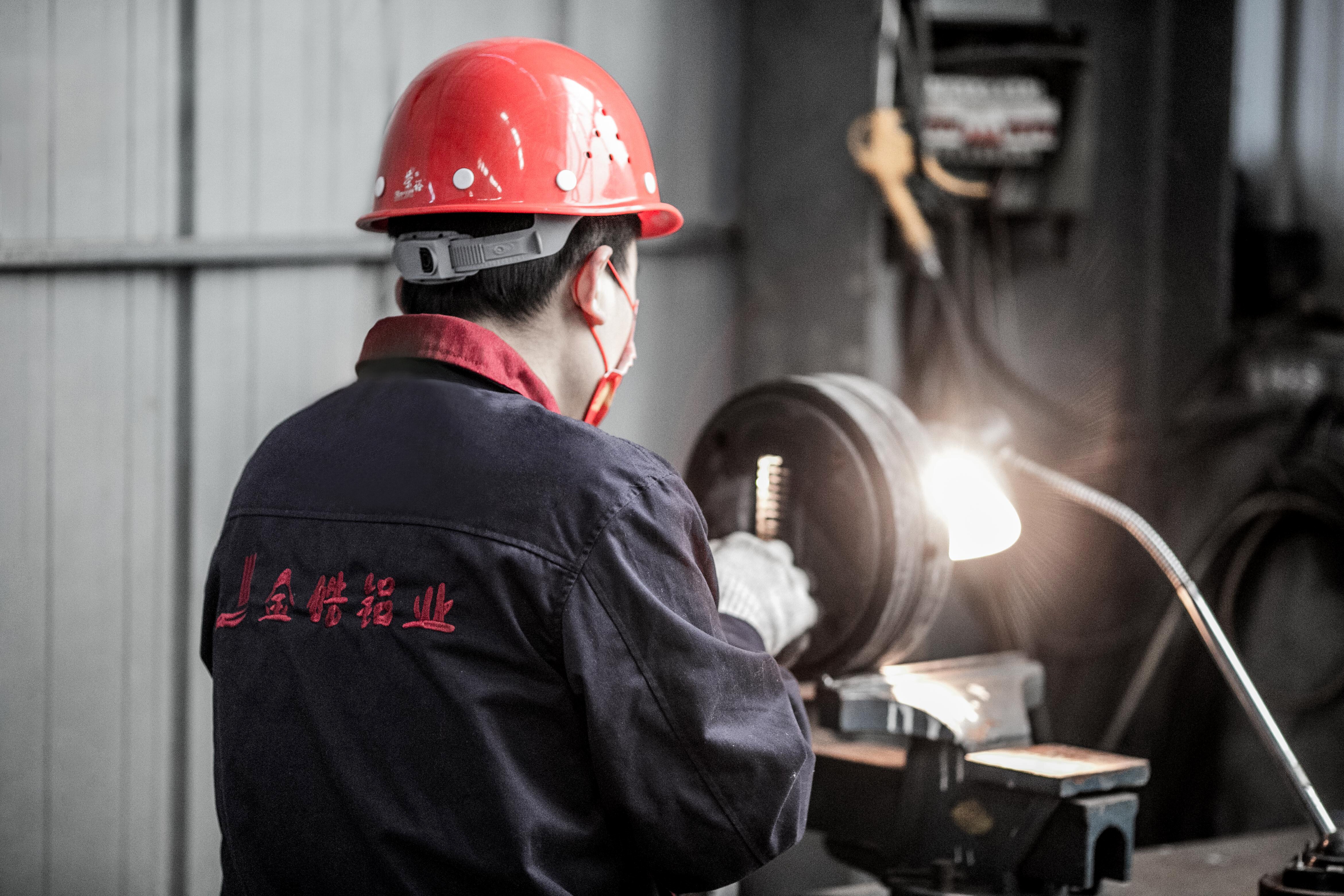 Aluminum busbar processing line demonstrating custom fabrication capabilities