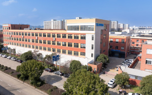 Aerial view of the factory area